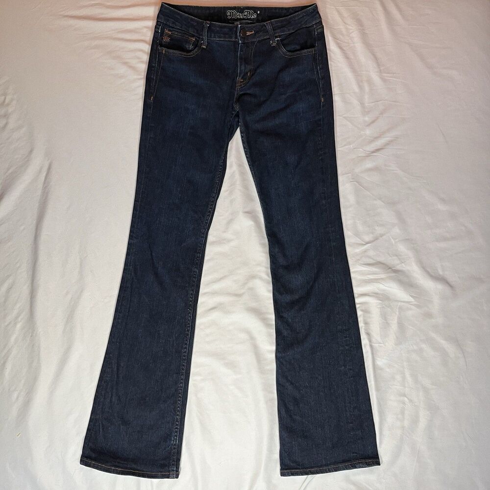 Miss Me Audrina Womens Low Rise Bootcut Sz 29 ( 30x33 ) Dark Wash Stretch Jeans